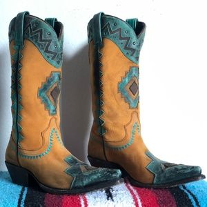 Caborca Womens Bovine Leather Western Boots